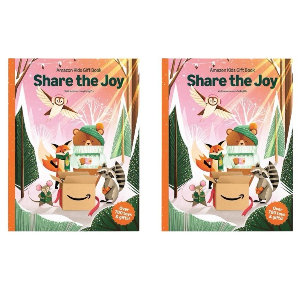 Amazon Christmas Catalog Holiday Kids Gift Book, Share The Joy, English 2024 FCT